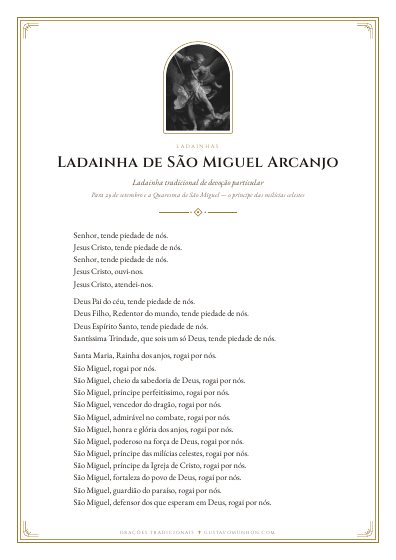 A oração em PDF, para imprimir