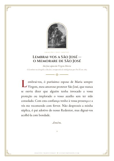 A oração em PDF, para imprimir