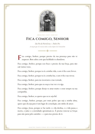 A oração em PDF, para imprimir