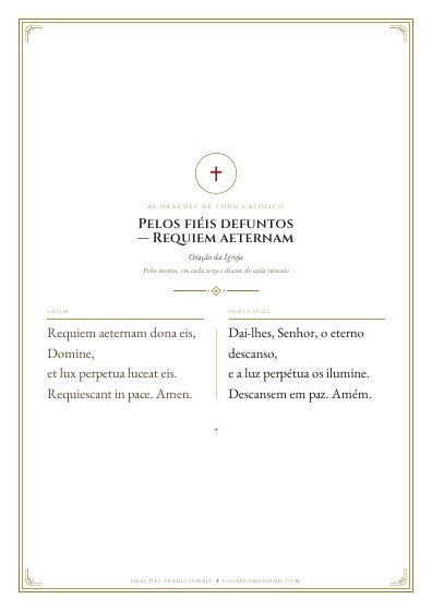 A oração em PDF, para imprimir