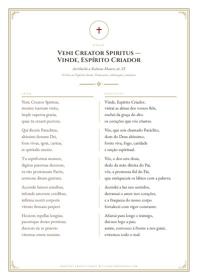 A oração em PDF, para imprimir